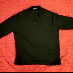 C.M. Men's Black Golf Shirt